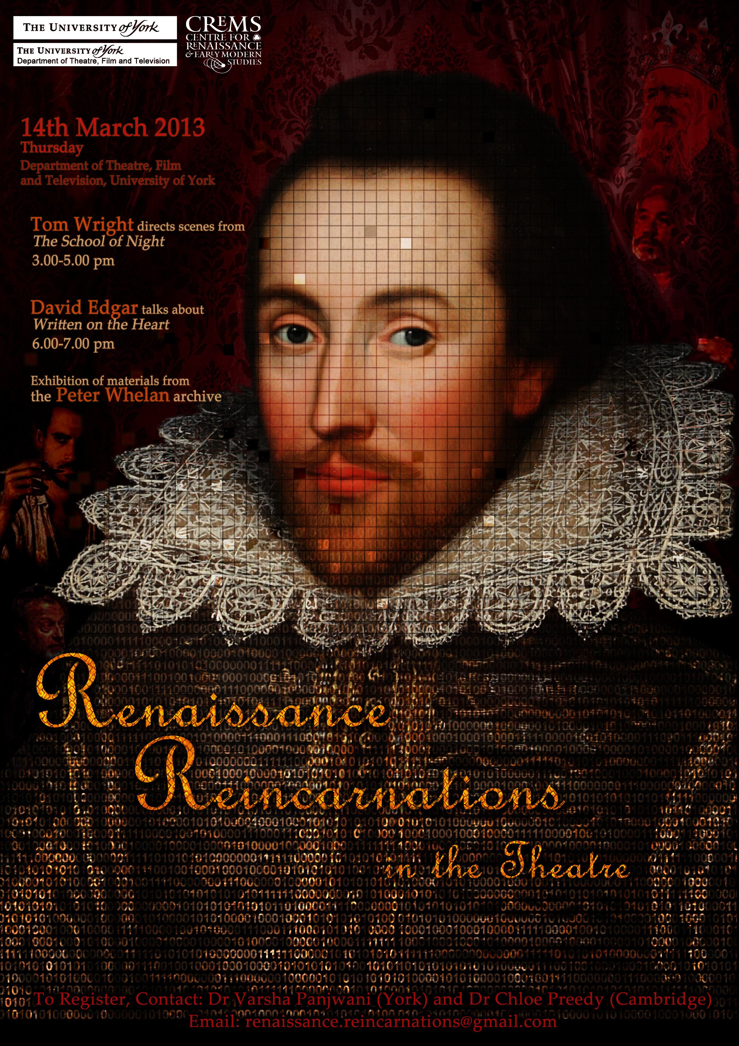 Renaissance Reincarnations poster for March 2013